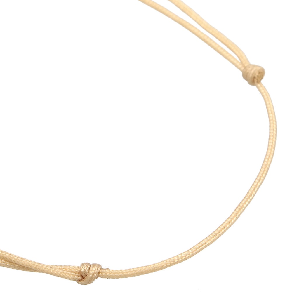 Elli Elli Bracelet Femmes pendentif fleur avec nylon en argent sterling 925 plaqué or Bracelet