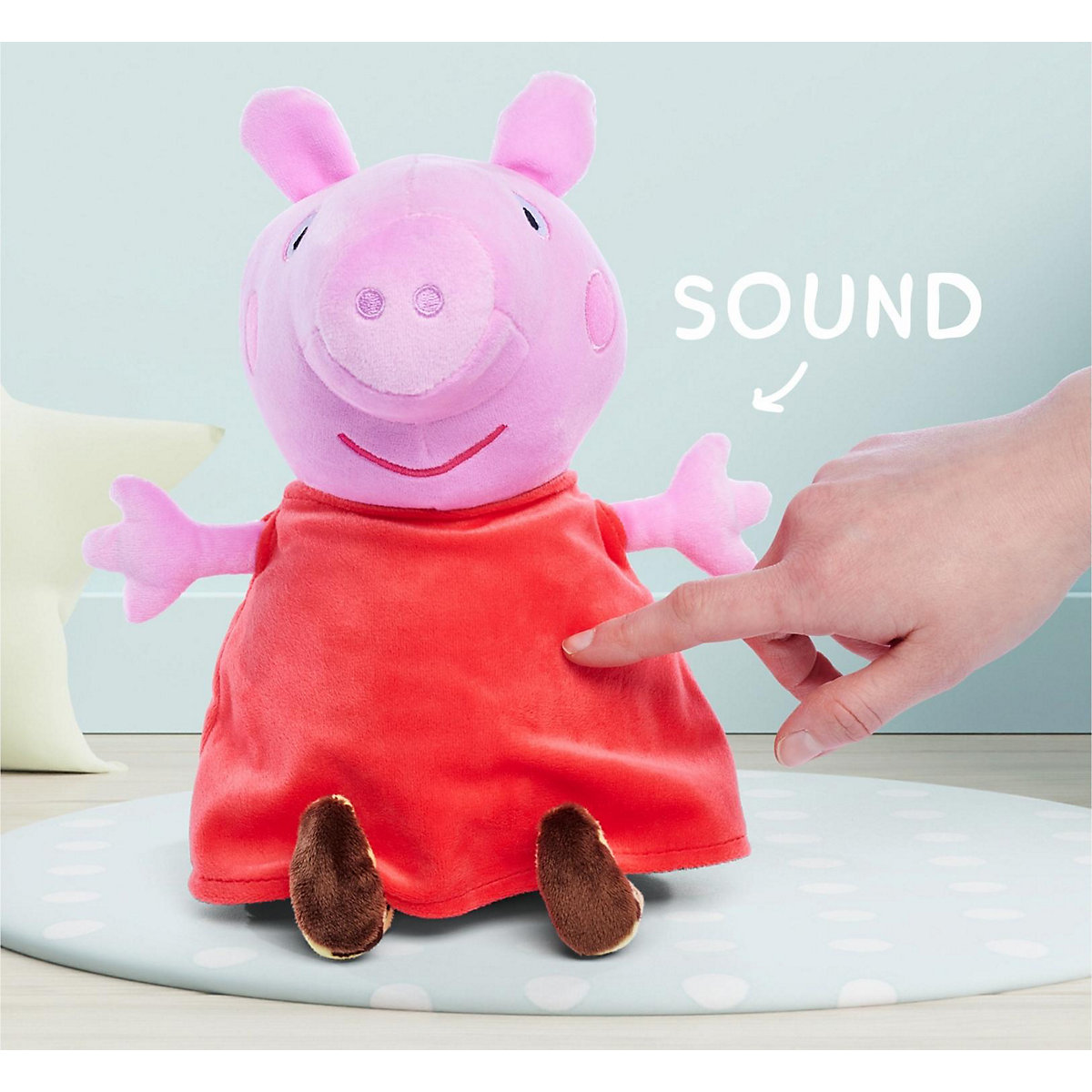 Peppa Pig Plüschfigur Peppa mit Sound, 22 cm