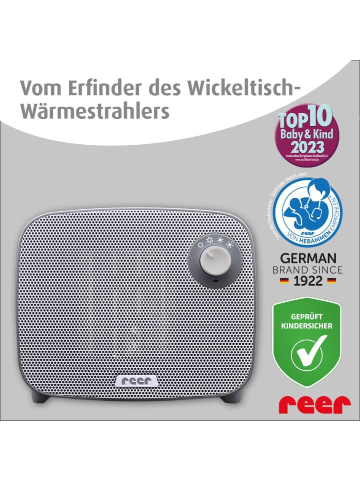 Reer 4in1 FeelWell Air Heizlüfter in Grau ab 0 Monate günstig kaufen onesize