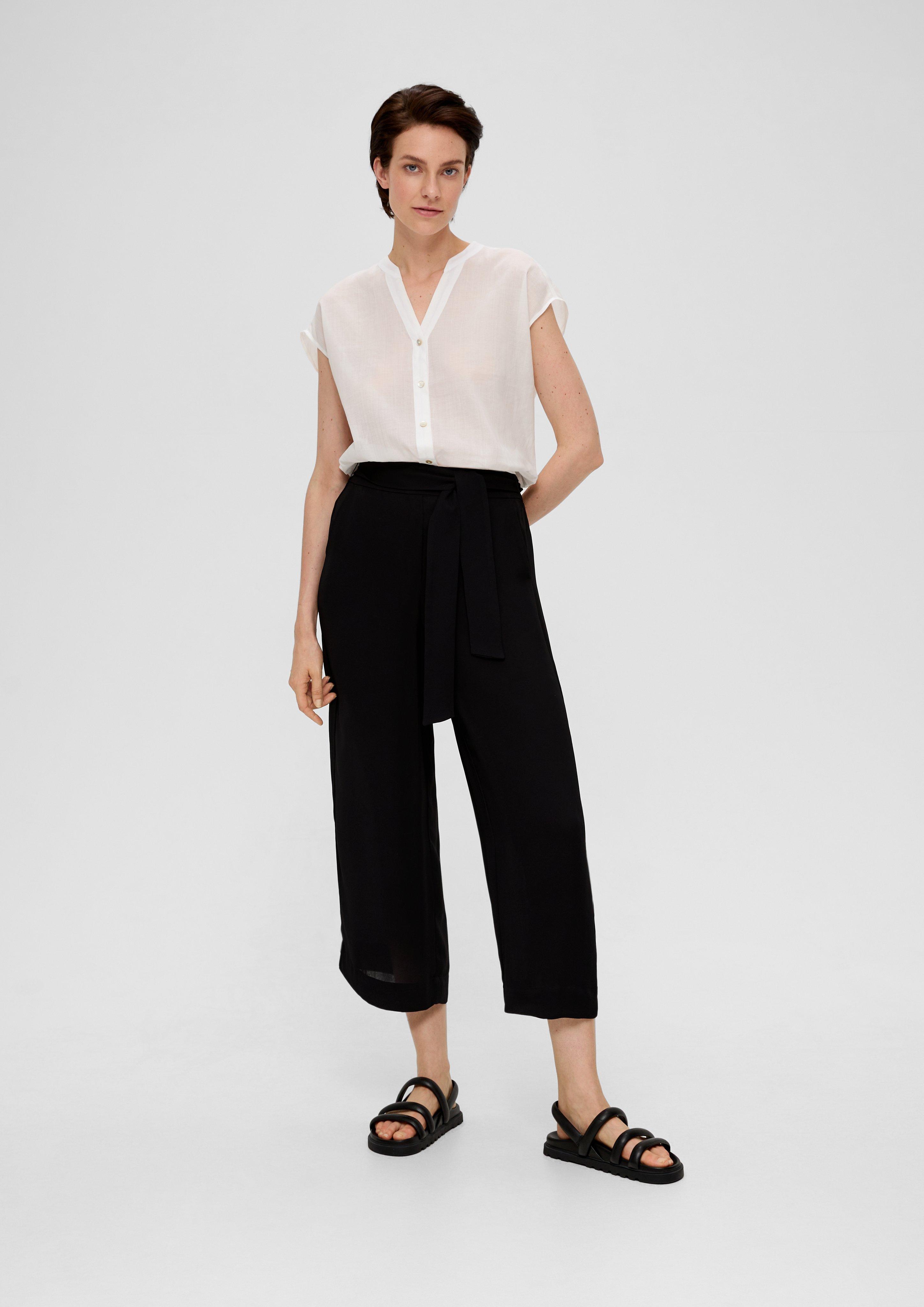 Wide Leg: Culotte aus reiner Viskose  2137643-9999