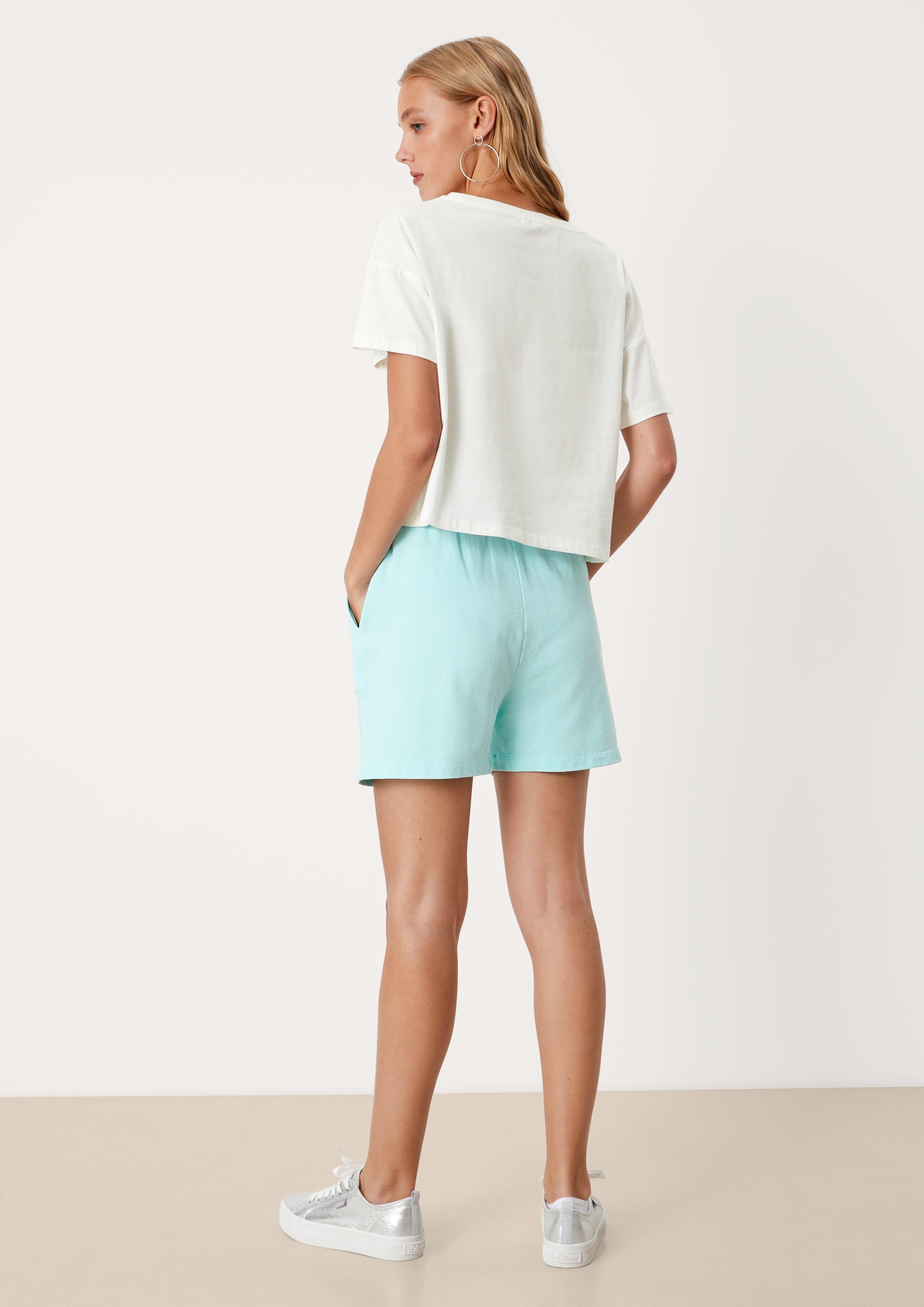 Cropped Shirt mit Print  2124657-02D0