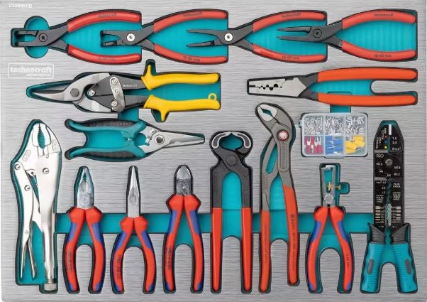 technocraft 2120918EAN SWISS TEAM XL MECHANIC PRO Колица за алат са пуњењем, 776 делова