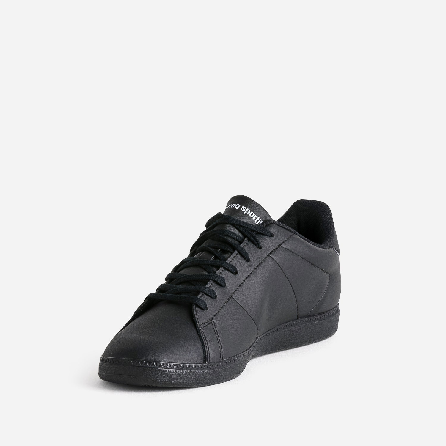 Tennis LE COQ SPORTIF noire logo tricolore brodé