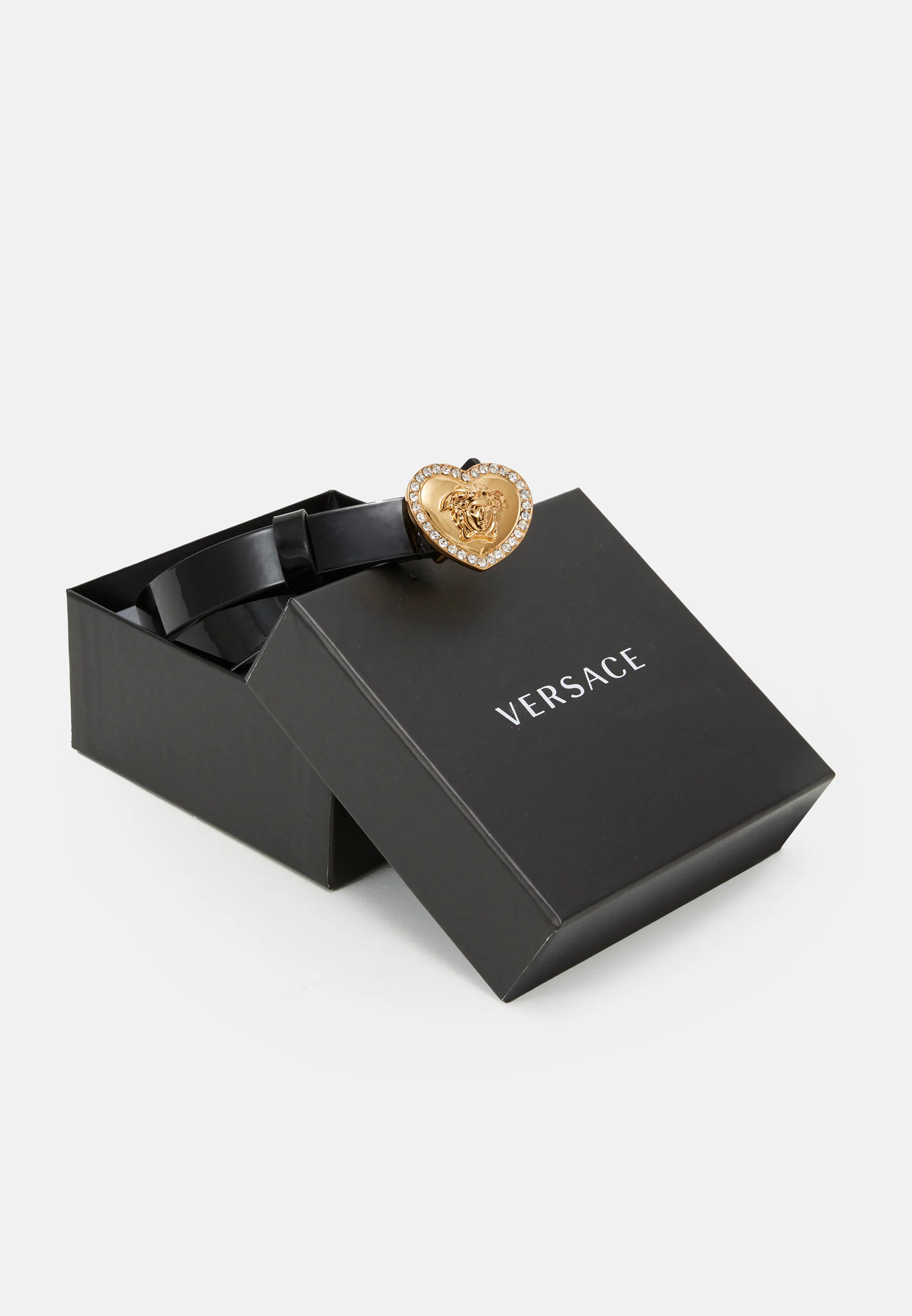 Cinturón unisex de charol Versace - Cinturón