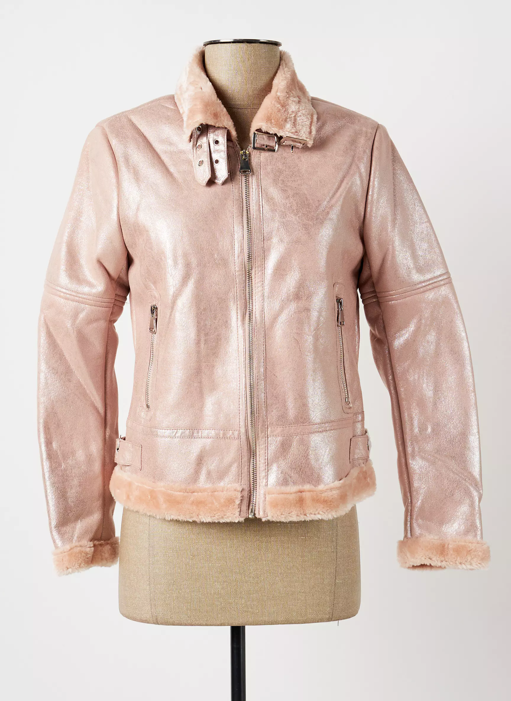 Molly Bracken Vestecasual Femme couleur rose