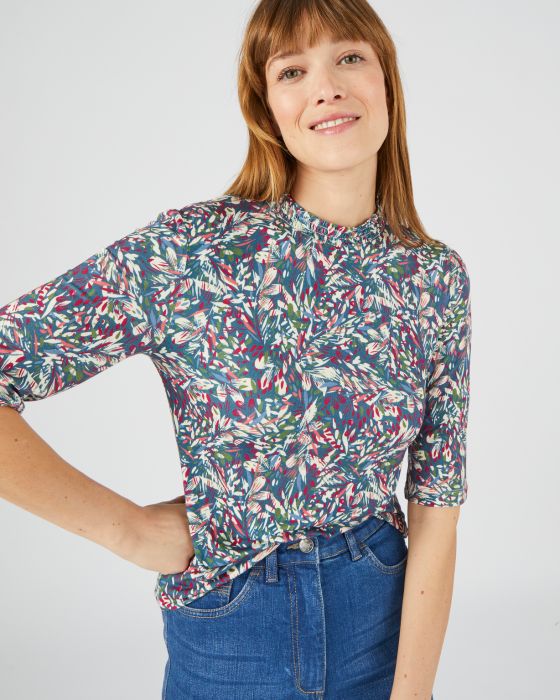 Tee-shirt fibres viscose stretch Lenzing(TM) EcoVero(TM)