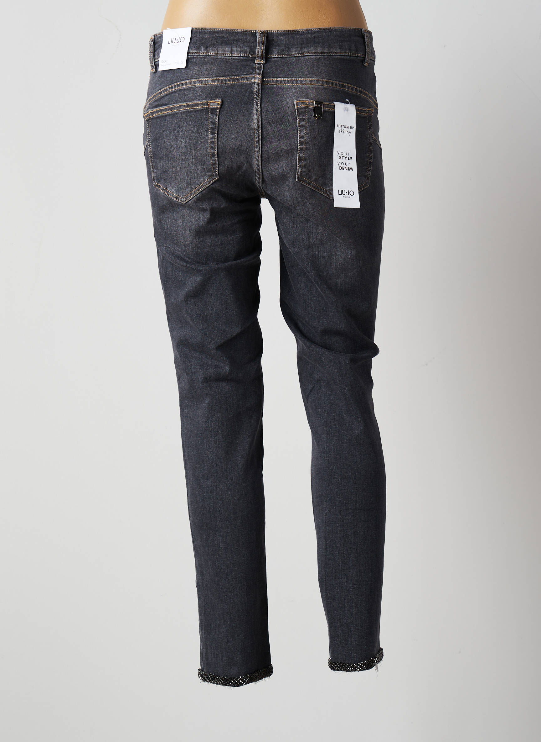 Liu Jo Jeans Skinny Femme couleur gris