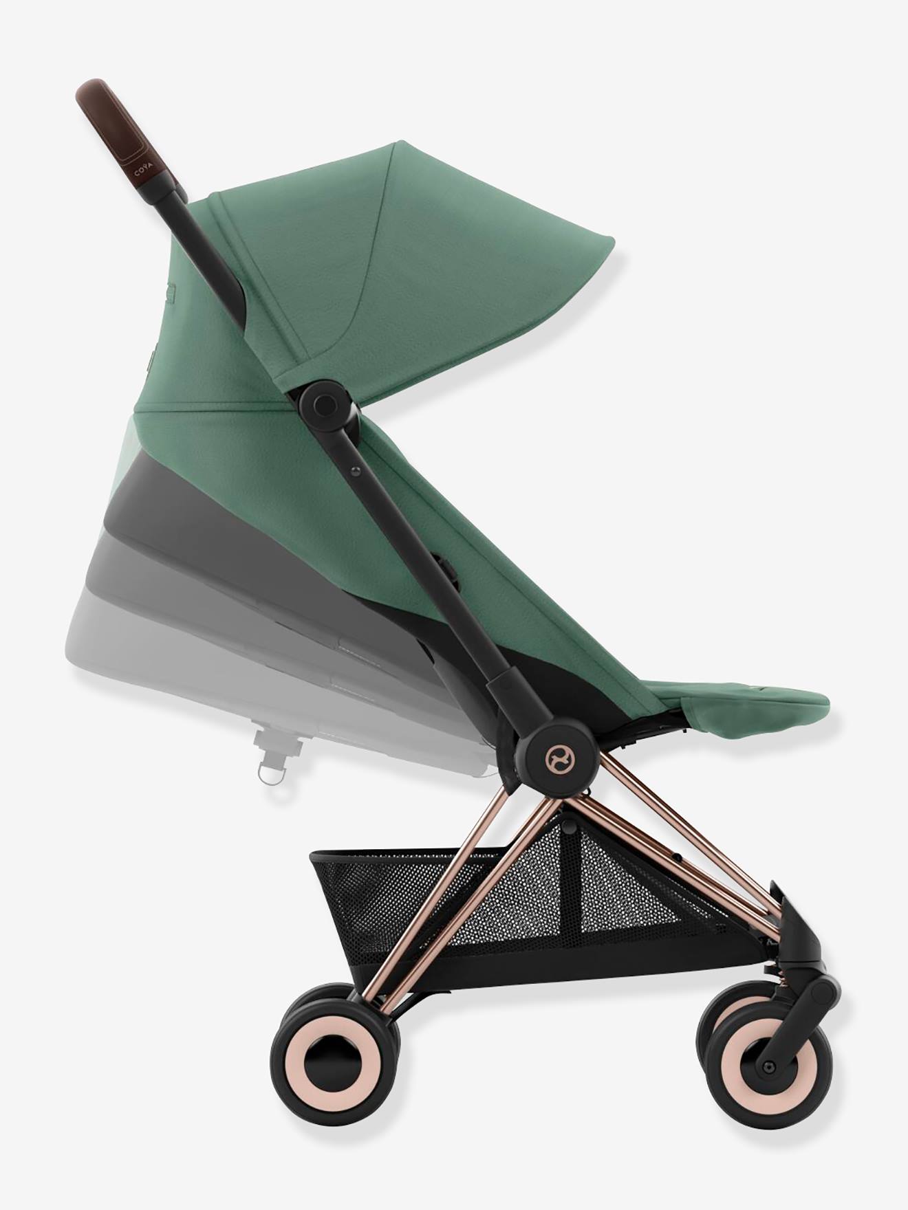 Poussette CYBEX Platinum Coya chrome brown/mirage grey