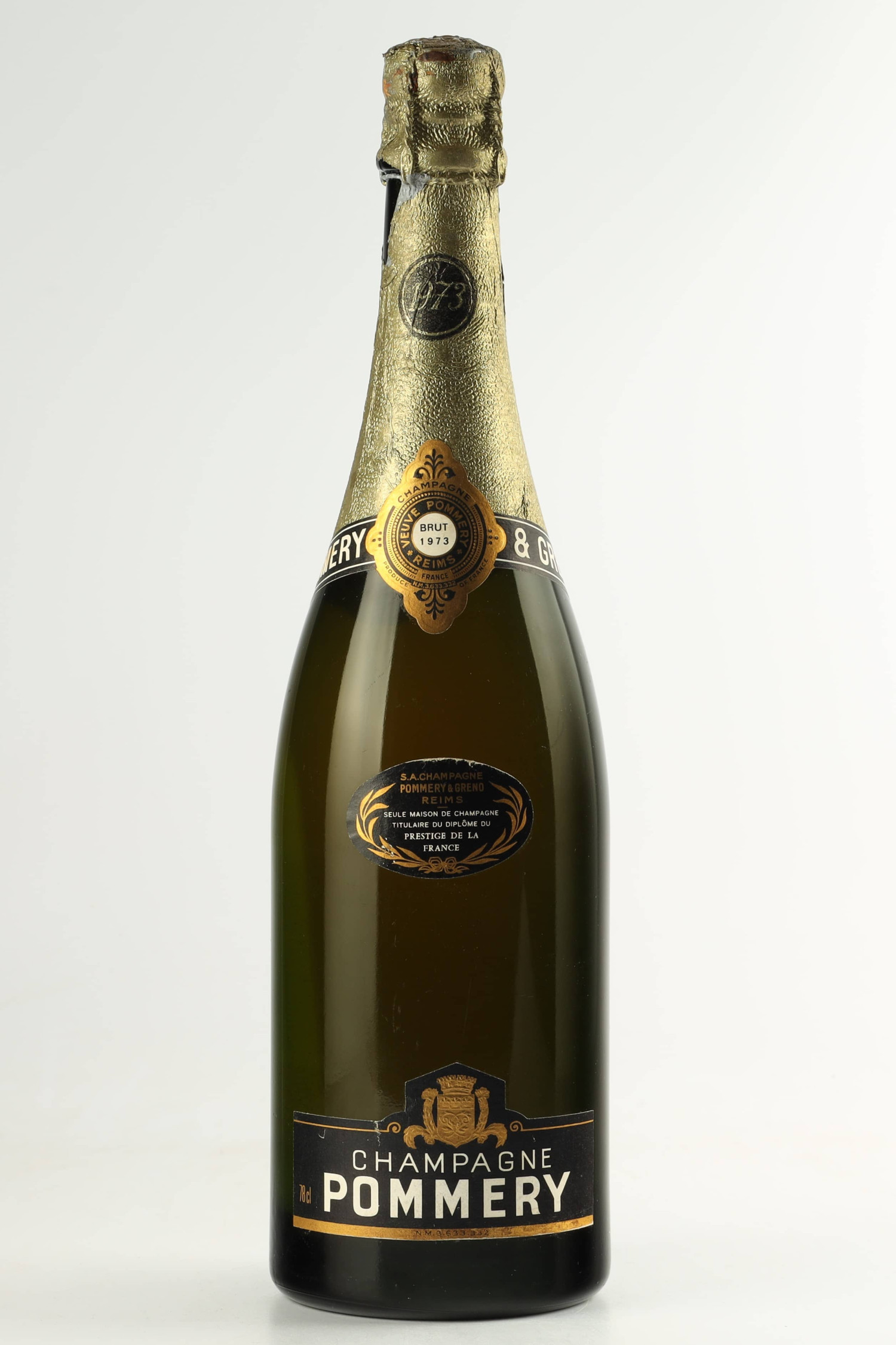 Vin 1973 POMMERY Brut 1973, Champagne. Vin ancien - SoDivin