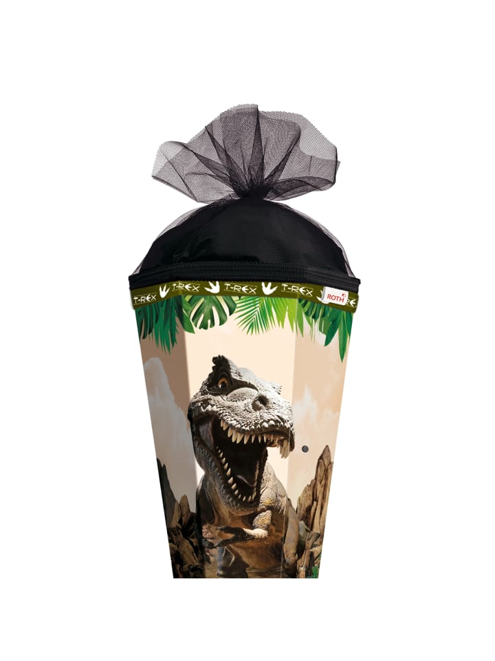 ROTH Schultüte groß Tyrannosaurus 85 cm, Sound in Grün günstig kaufen onesize