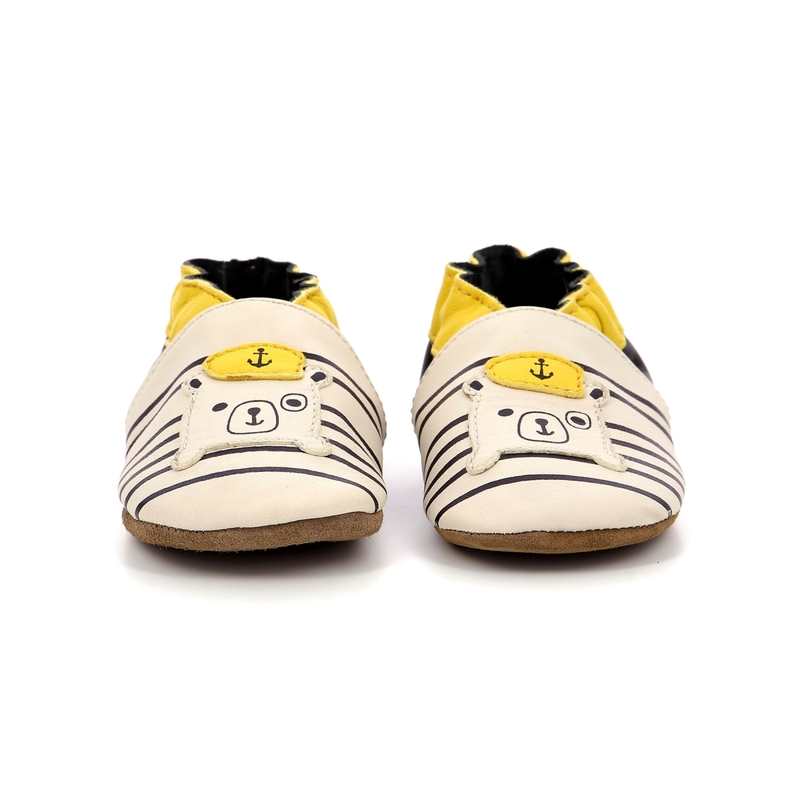 Chaussons cuir tannage vegetal Naval Officer