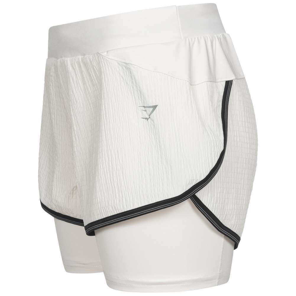 Gymshark Speed 2-in-1 Damen Shorts B2A5H-WBBB-BZ1