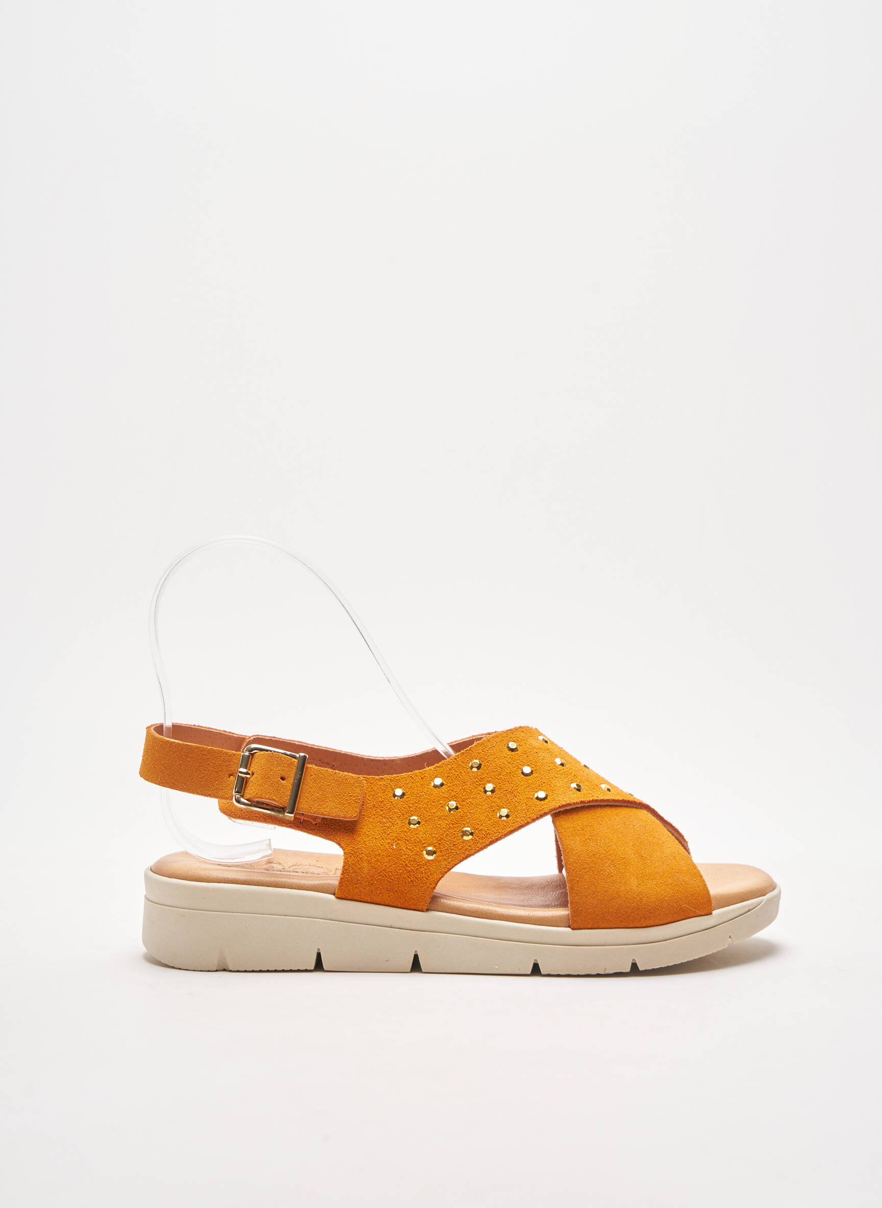 Kaola Sandales Nu Pieds Femme couleur orange