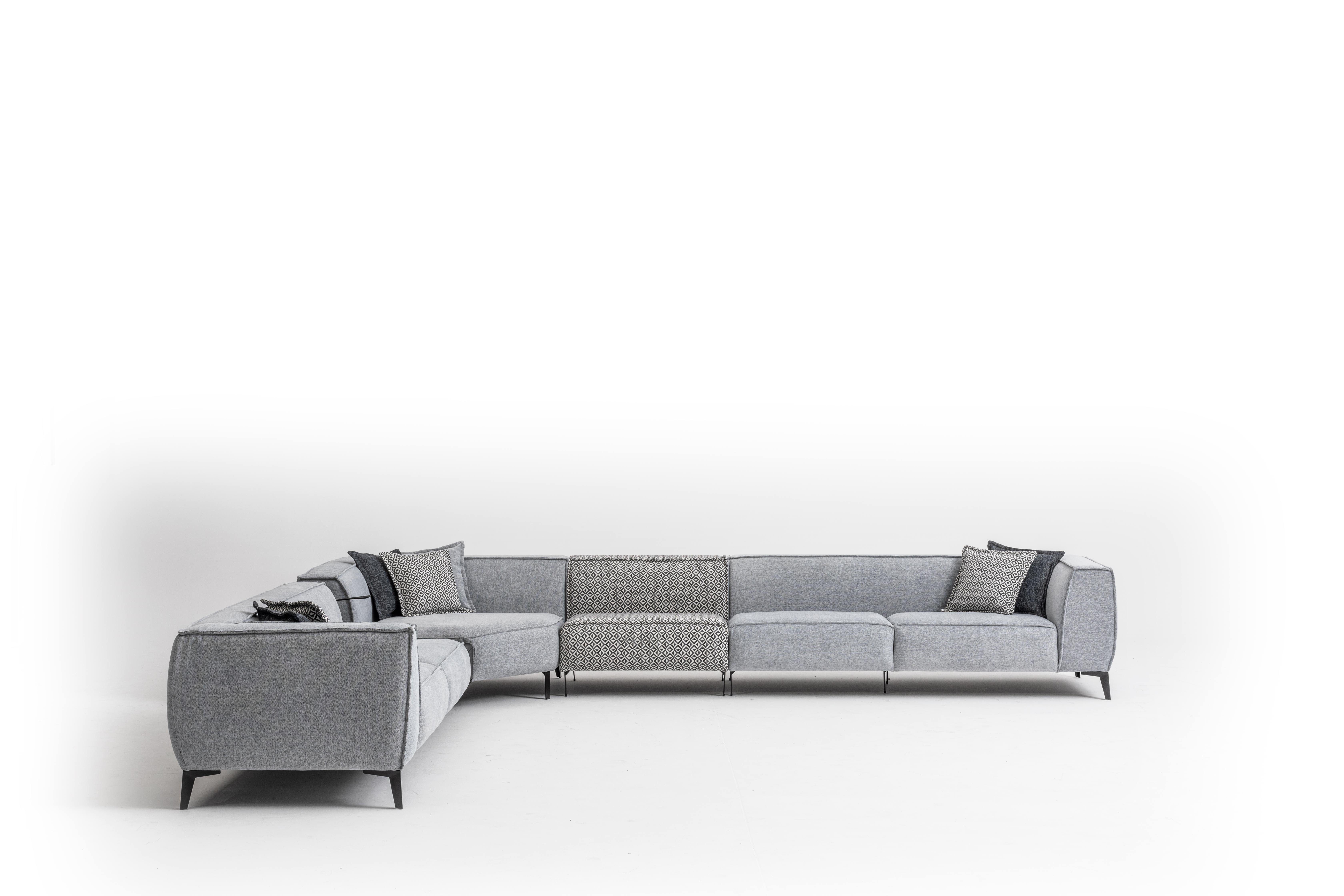 JVmoebel Ecksofa Design Ecksofa L-Form Modern Wohnzimmer Polstersofa 430x340, Made in Europe