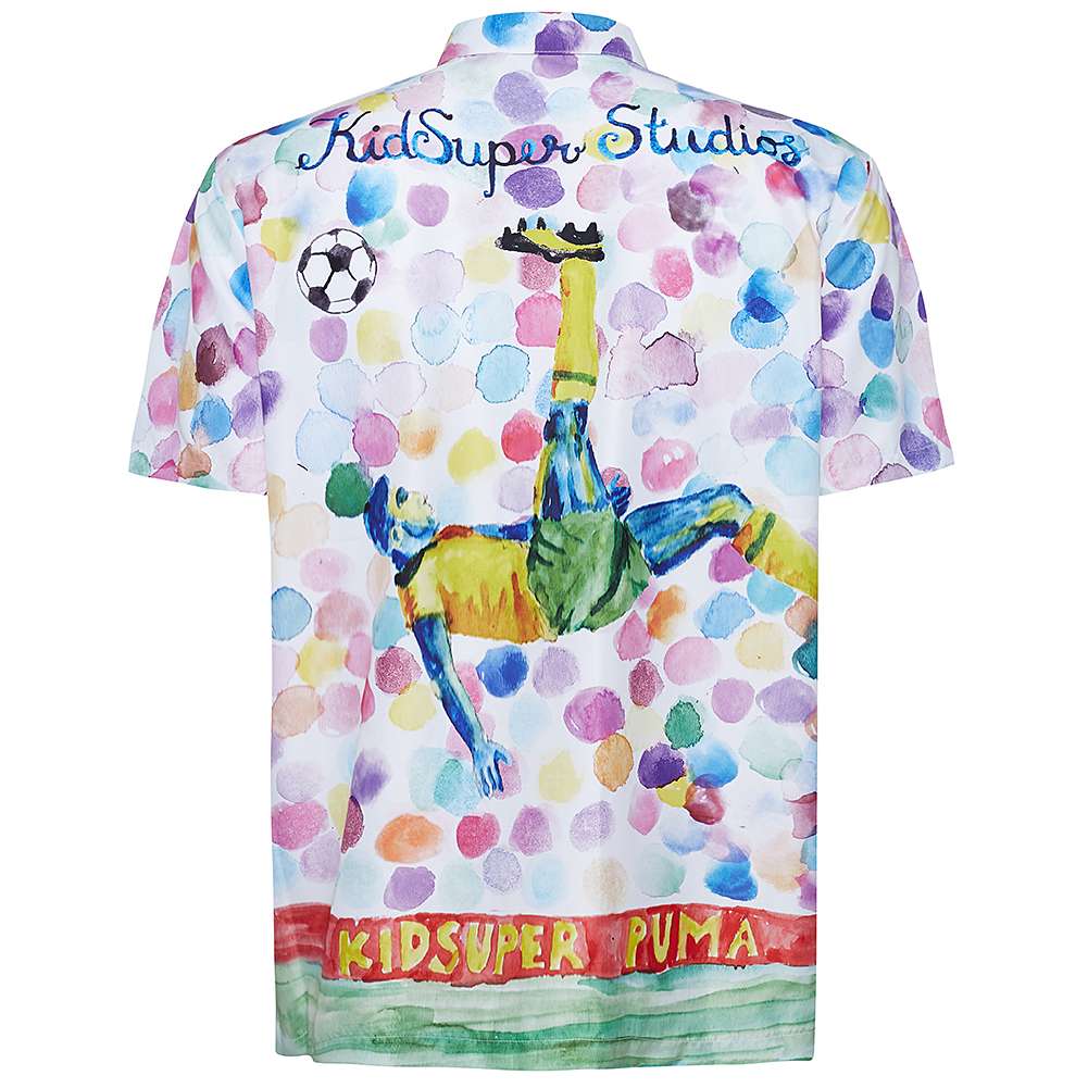 PUMA x KidSuper Studios All Over Print Herren Kurzarm Hemd 598953-02
