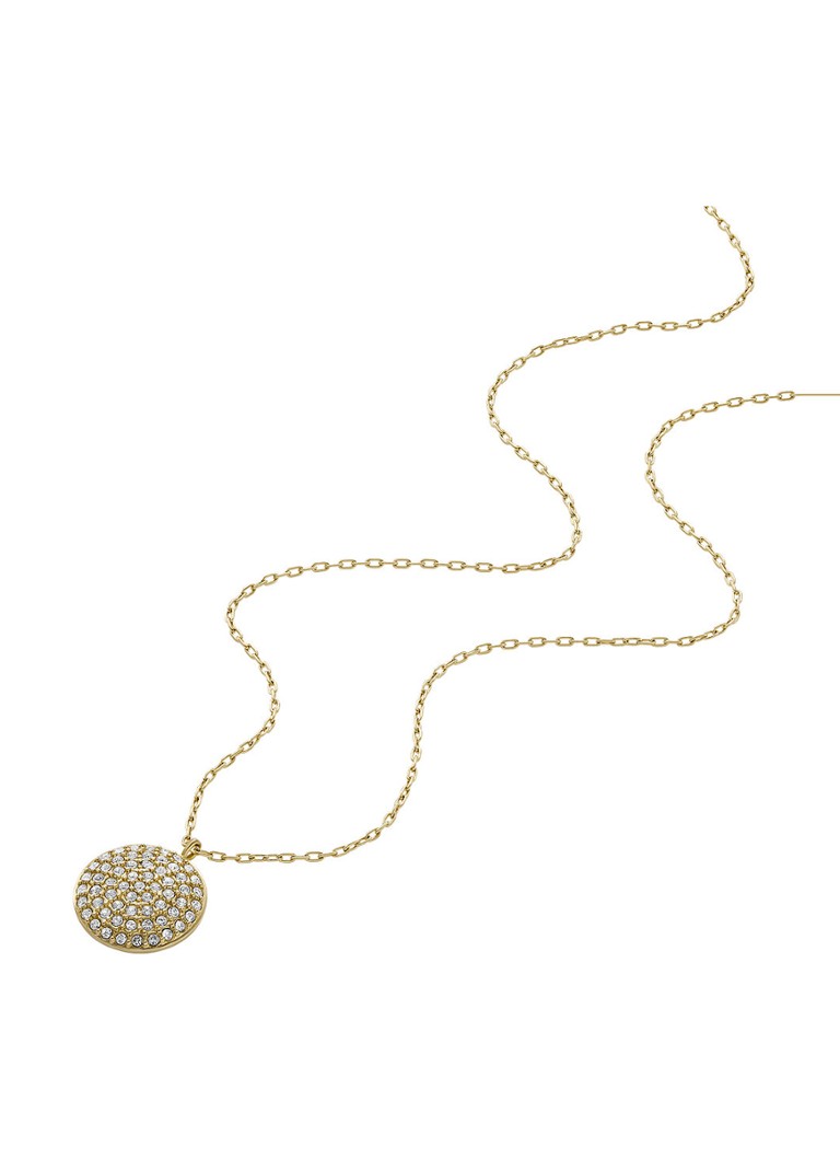 Collana Fossil Sadie con pietra di vetro JF04544710