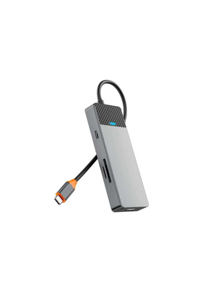 COFI 1453 WiWU - HUB 7/9/12 in 1 USB-C HUB - Adapter Aluminiumgehäuse in Grau günstig kaufen 1