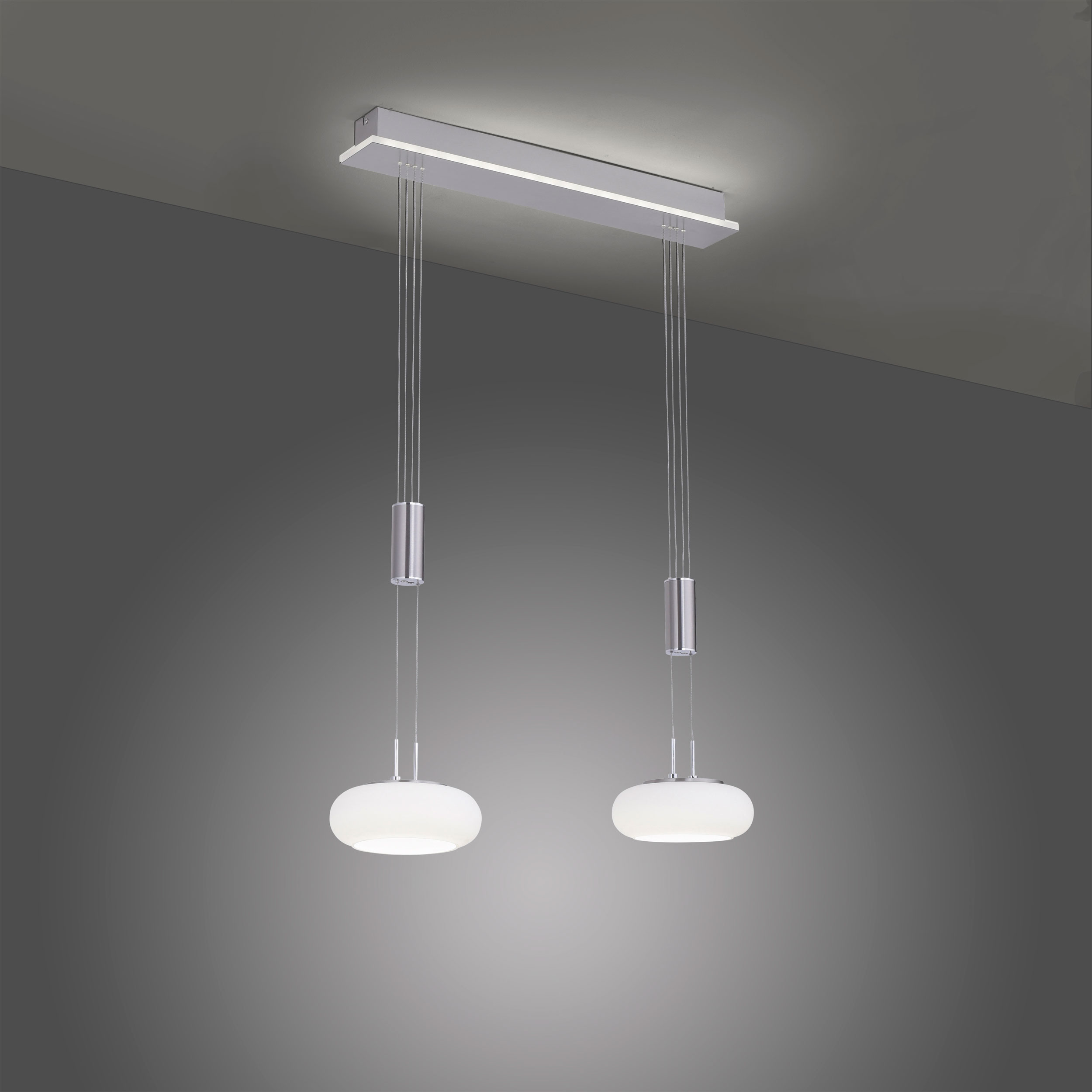 QLED-Pendelleuchte 3flg