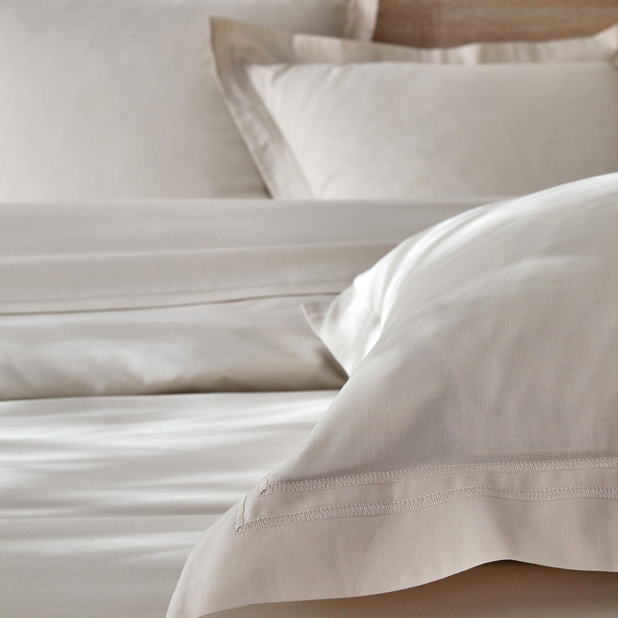 Linge de lit uni percale