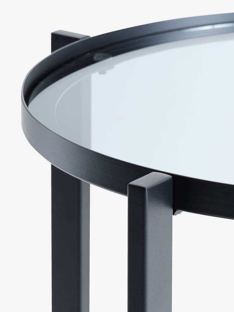SORTEBRO Vogn SORTEBRO 2 hyller sort/glass