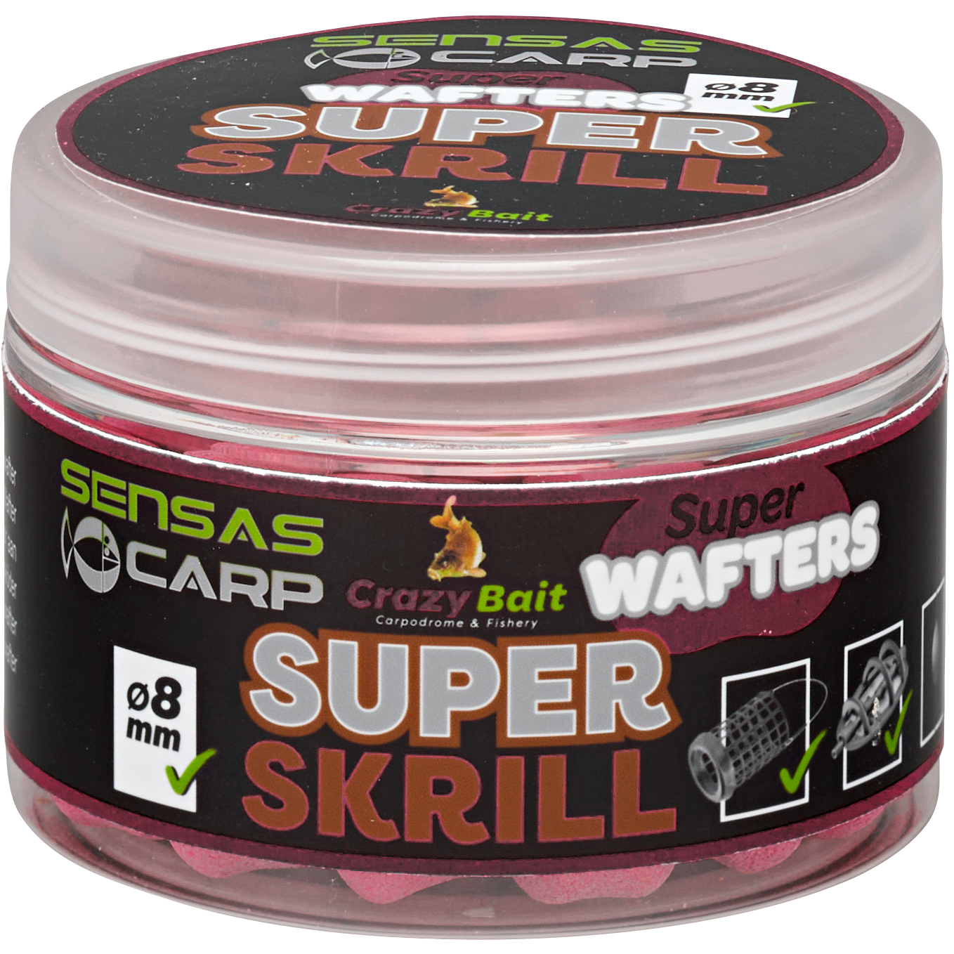 Sensas Hakenköder Super Wafters (Super Skrill)