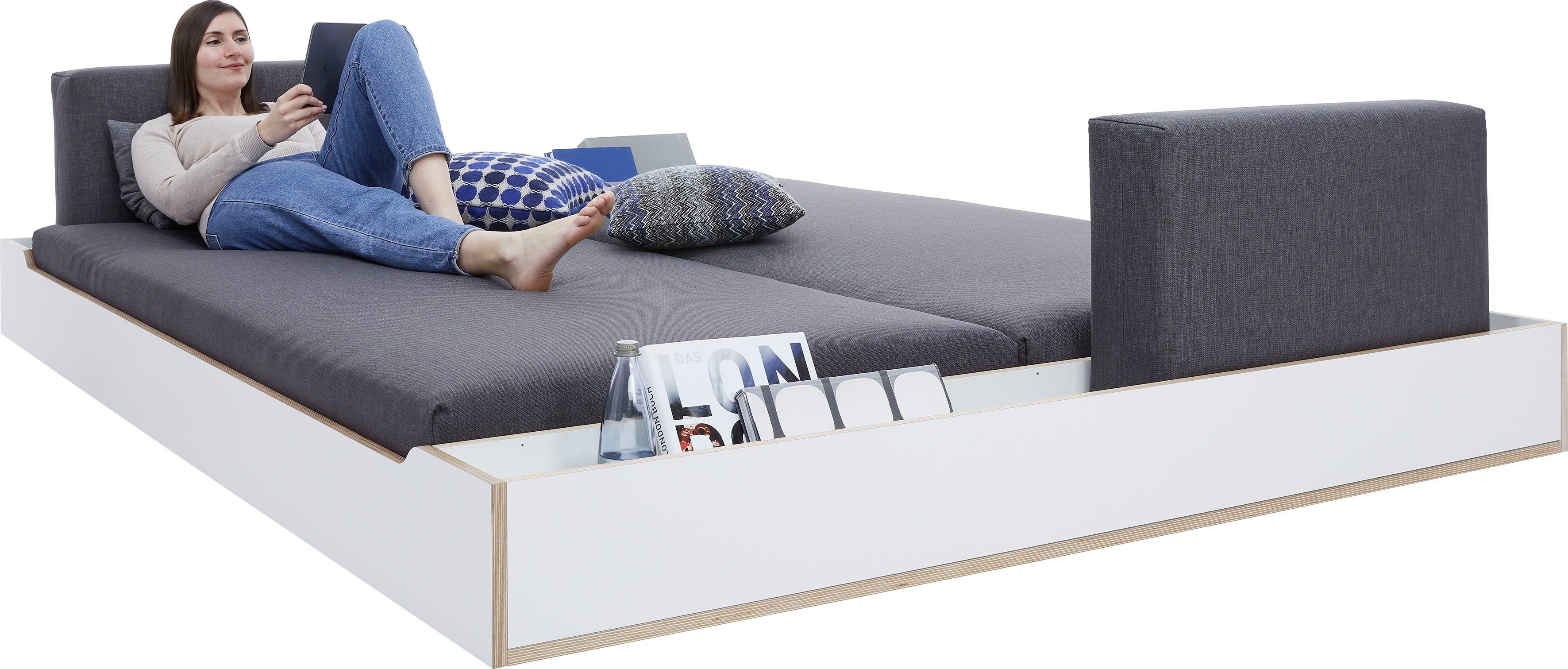 Müller SMALL LIVING Kopfteil MAUDE Rückenkissen, in hochwertigem Designstoff KVADRAT Fiord 2 Stoff