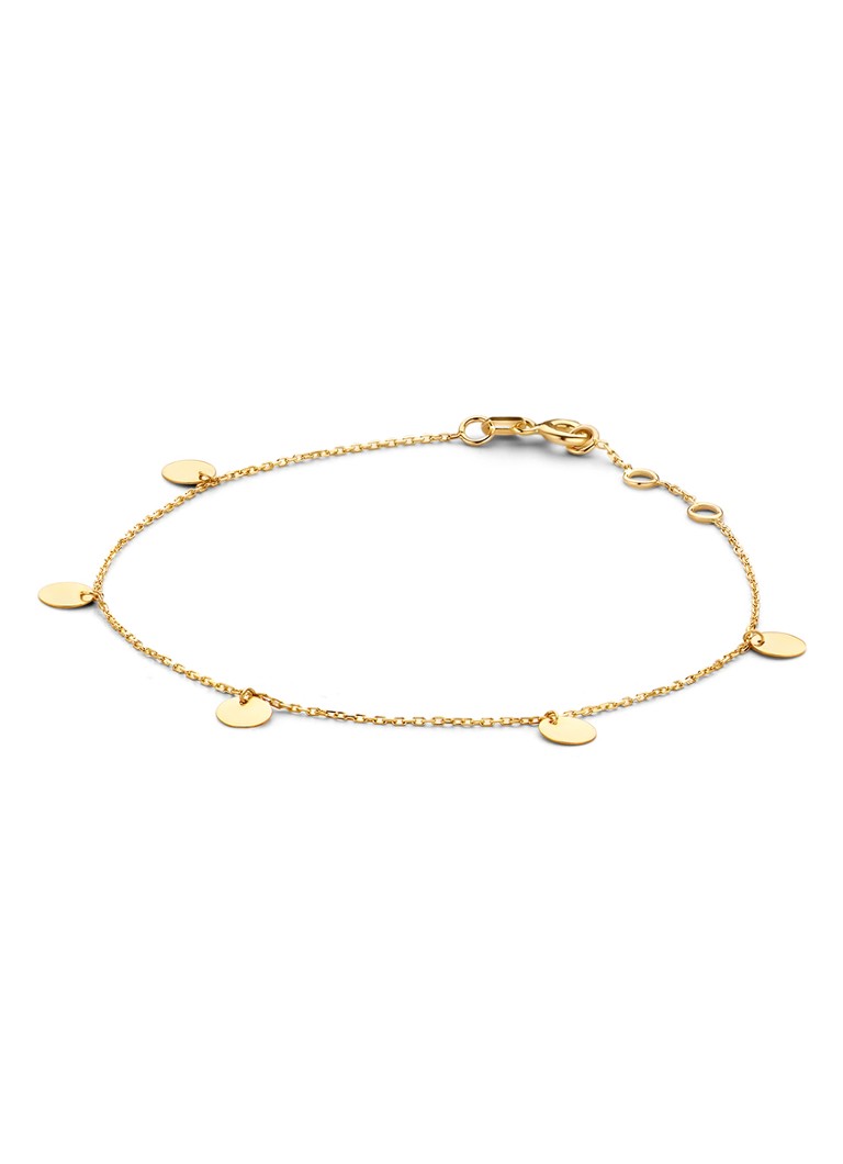 Brățară cu pandantive Jackie din aur galben de 14k