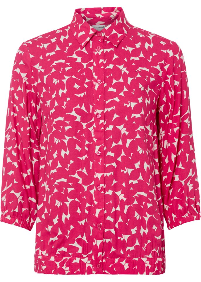 Bluse mit 3/4-Arm
