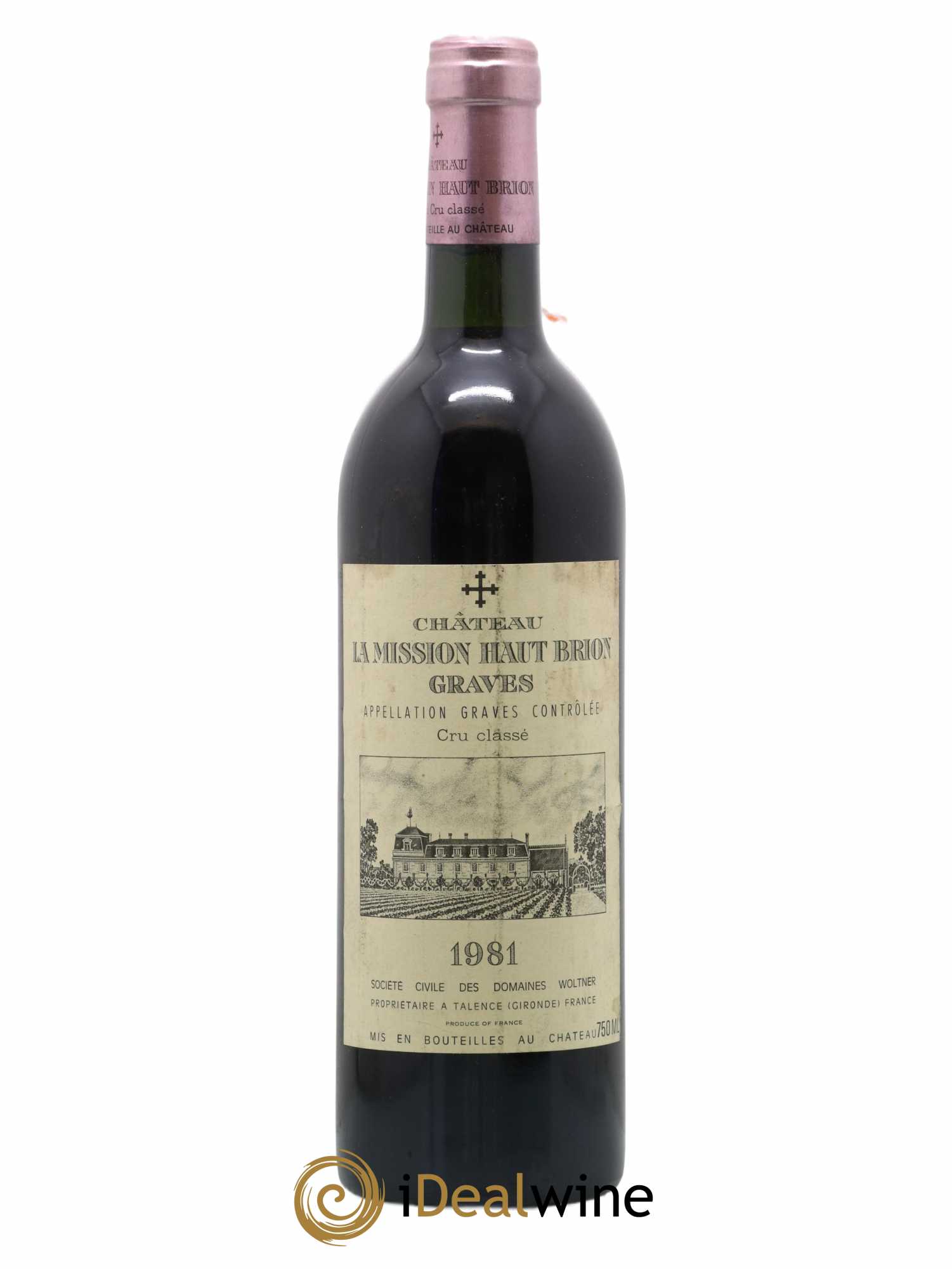 Château La Mission Haut-Brion Cru Classé de Graves  1981 - Lot de 1 Bouteille