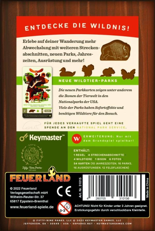 Parks: Wildtiere (Erw.)