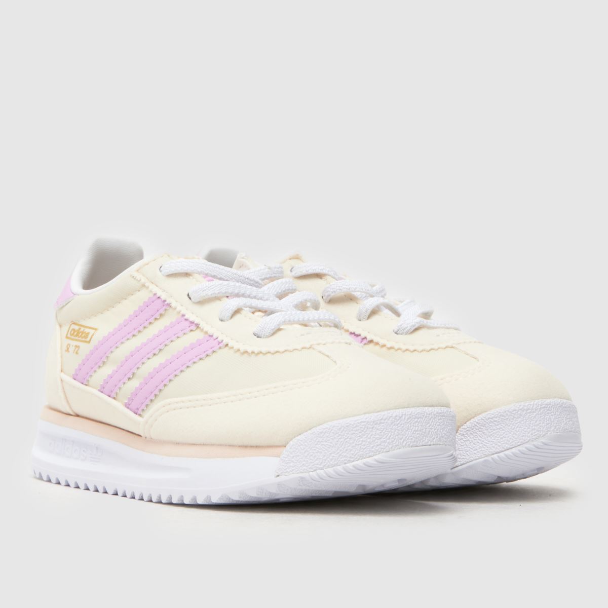 adidas otroški športni copati SL 72 RS s srebrno rdečo barvo