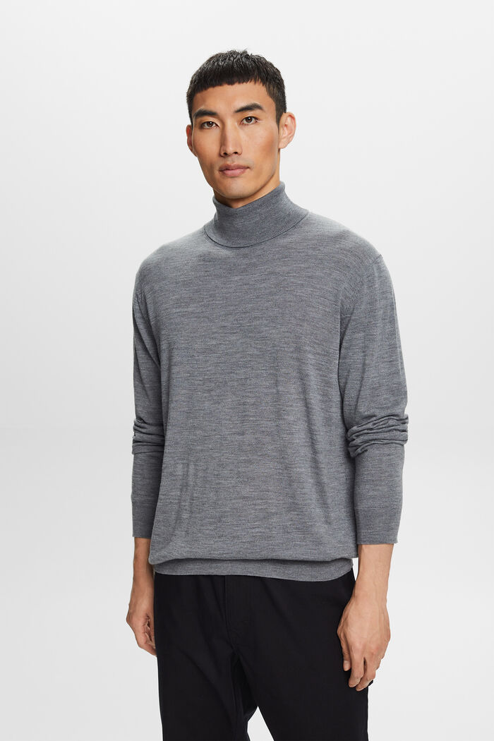 Rollkragenpullover aus Merinowolle