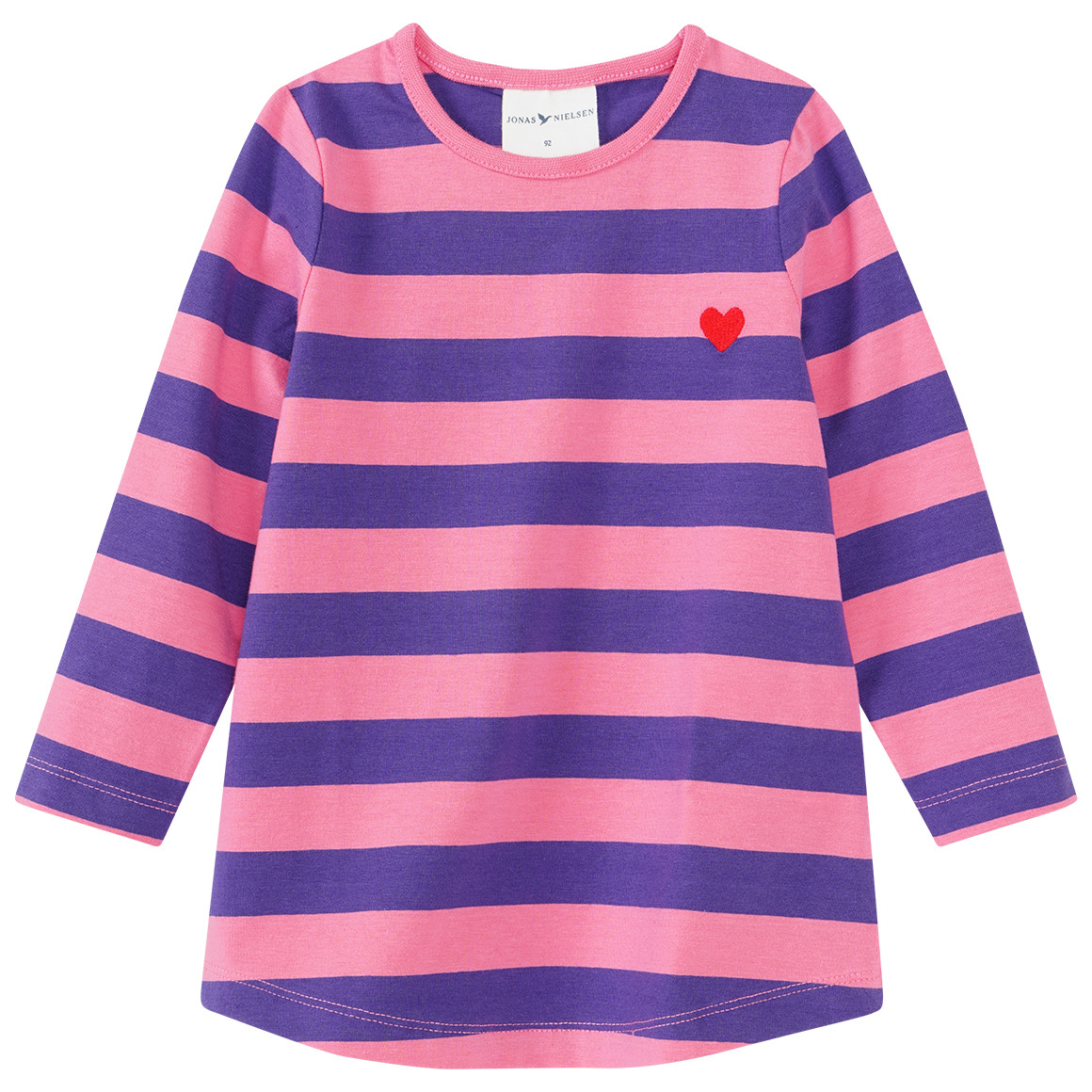 Mädchen Langarmshirt mit Streifen