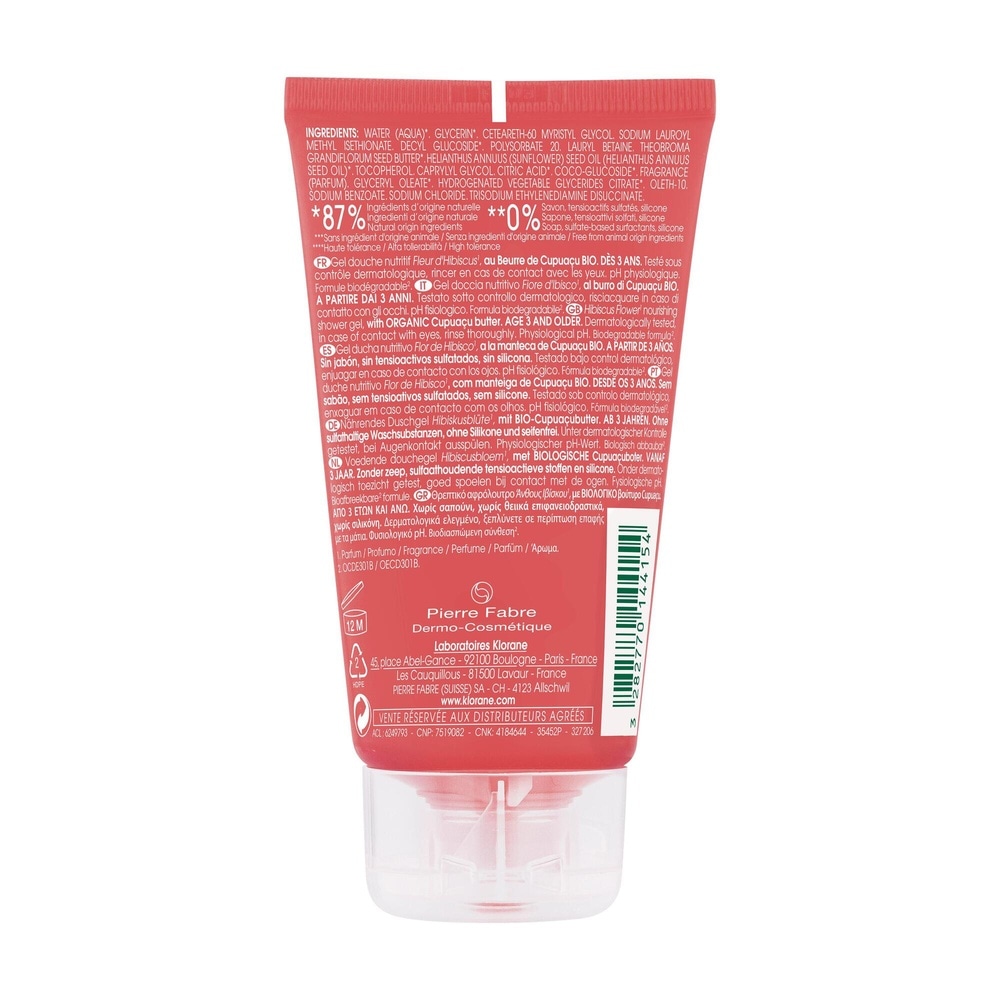 Klorane Hibiscus Gel douche 75ml Gel douche