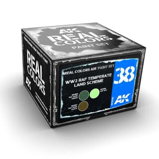 Real Colors Paint Set - RAF Temperate Land Scheme