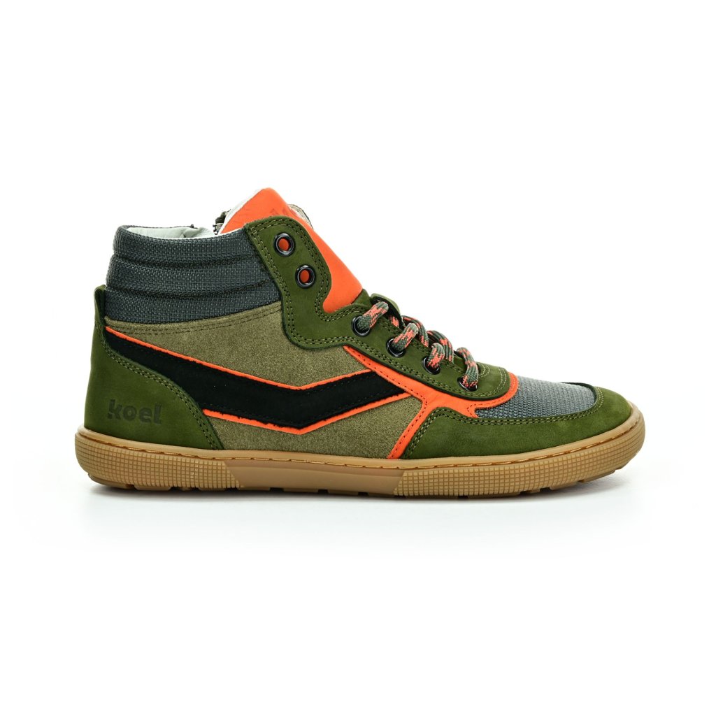 Koel4kids Danish Nappa Khaki Barfußstiefeletten