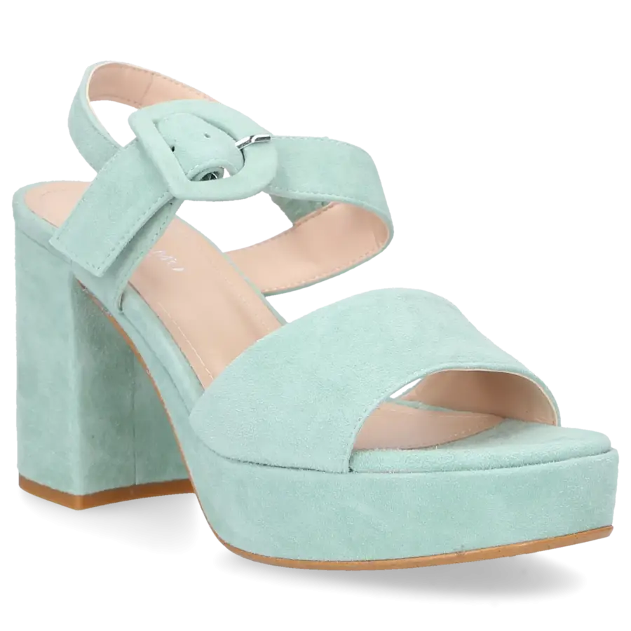 Sgamo - Sandalen 574 Veloursleder - grün