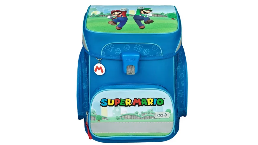 scooli Schulranzen-Set Easy Fit SUPER MARIO 5teilig