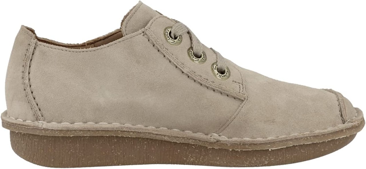 CLARKS Freizeit Schnürer taupe