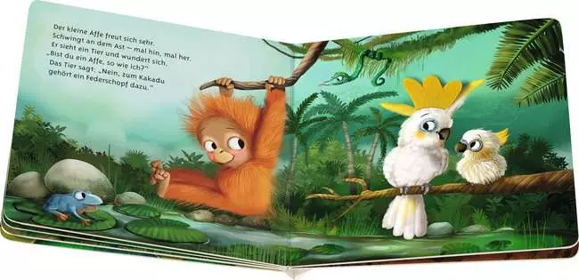 Mein erstes Vorlese-Fühlbuch: Bist du ein Affe?
