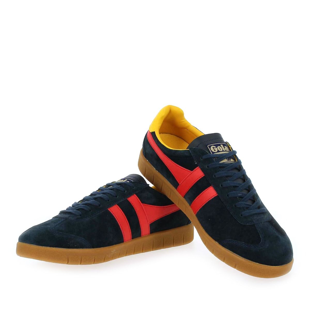 Gola  HURRICANE SUEDE CMB046 - Marine Rouge