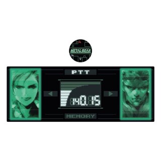 Metal Gear Solid Schreibtischunterlage & Untersetzer Set Solid Snake x Raiden Limited Edition