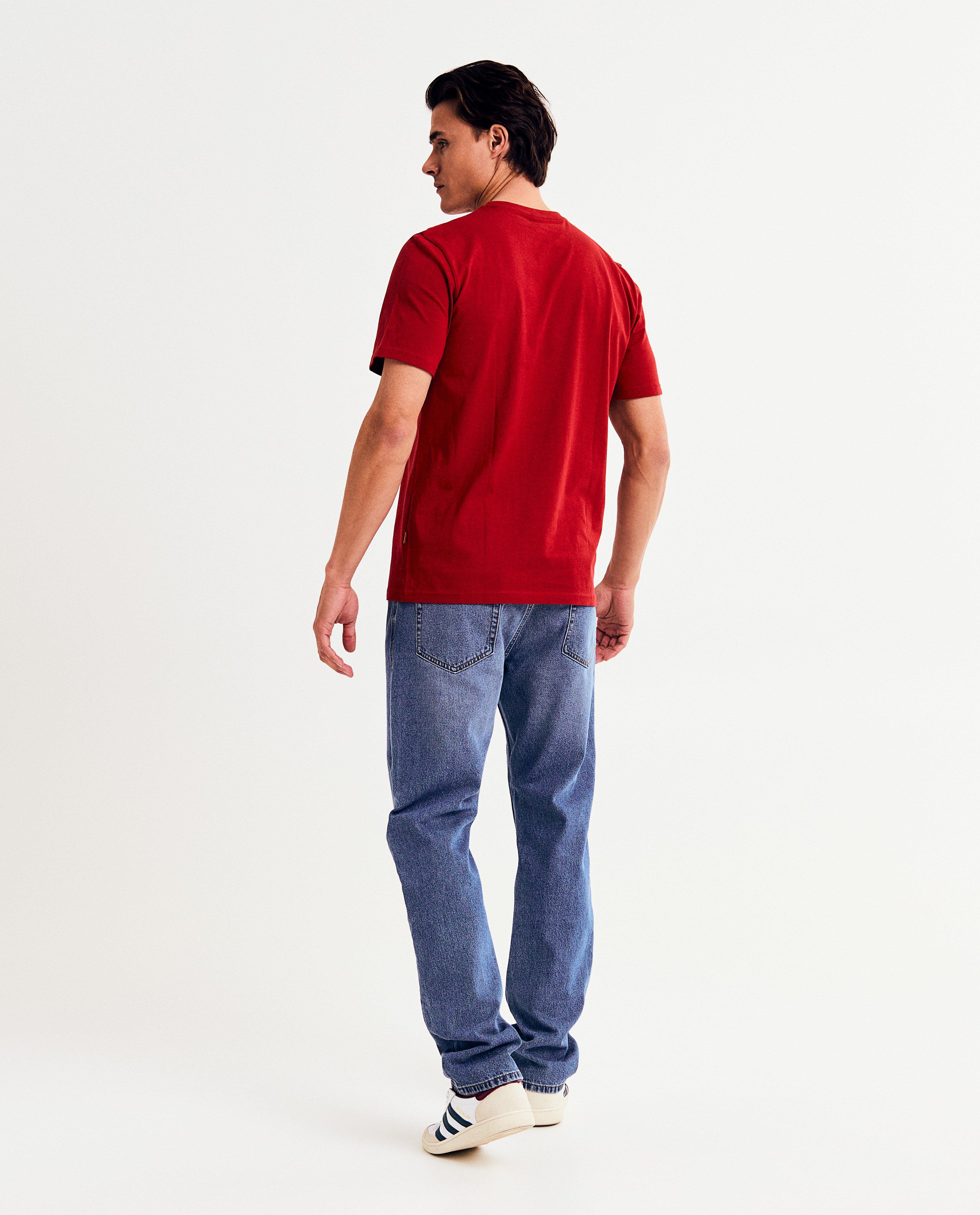 Tricou Baptiste din bumbac organic, unisex, S-XXXL, roșu