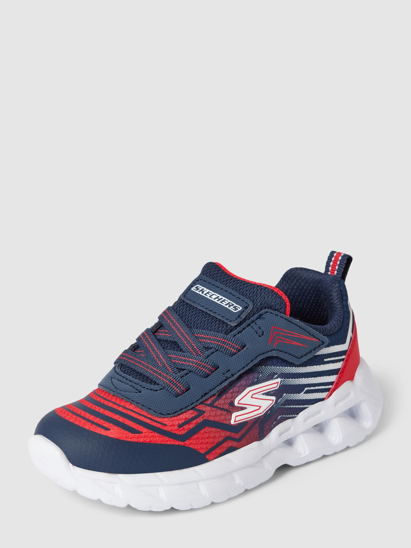 Sneaker mit Label-Details Modell 'MAGNA' in marineblau