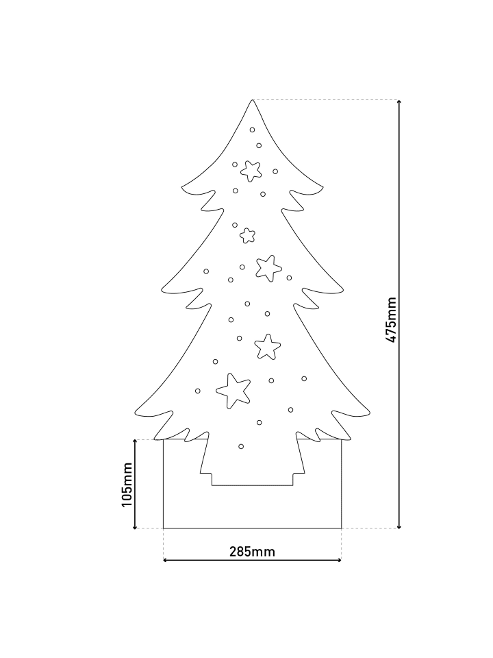 näve LED Weihnachtsartikel 