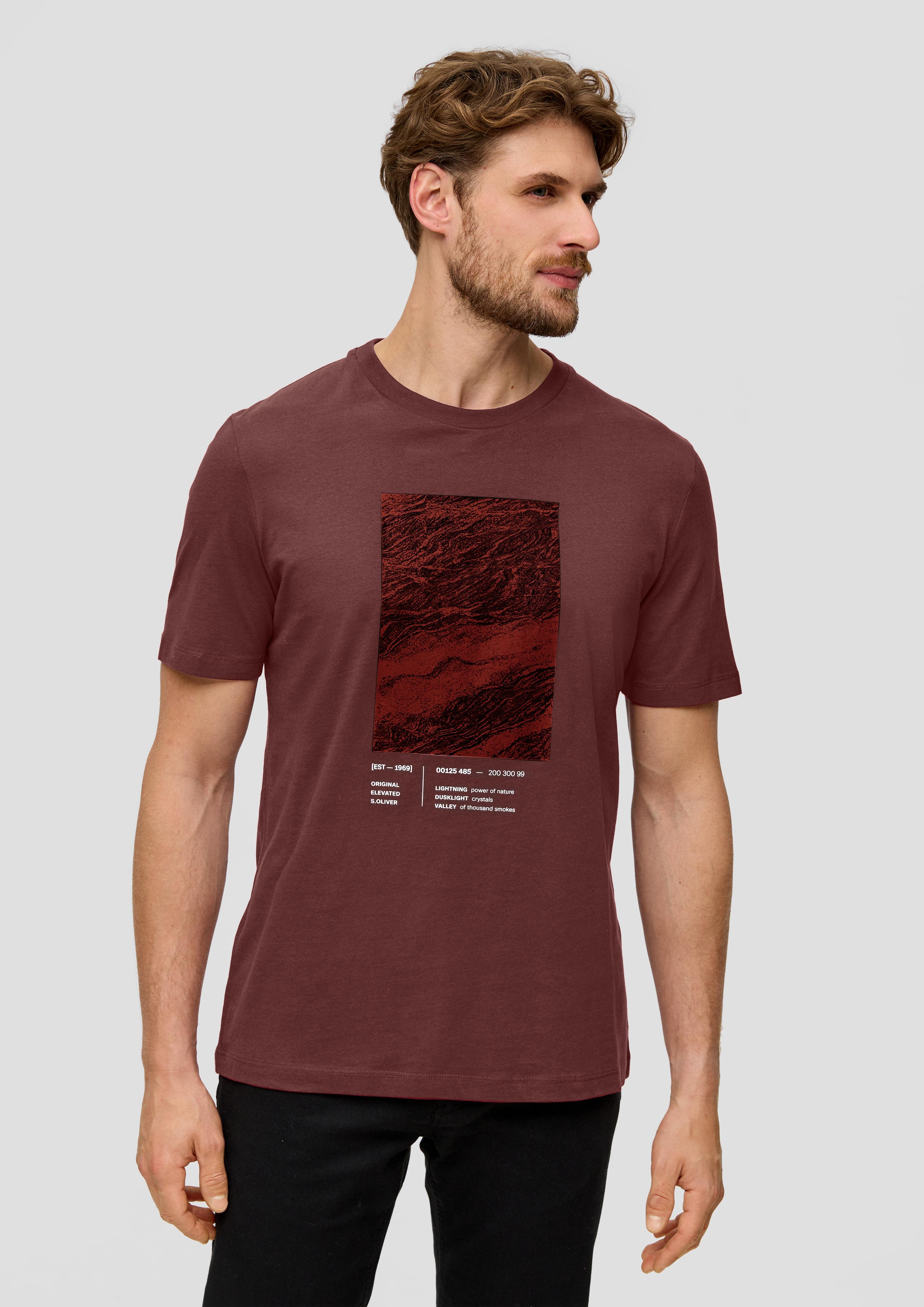 Baumwollshirt mit Frontprint  2138665-39D1