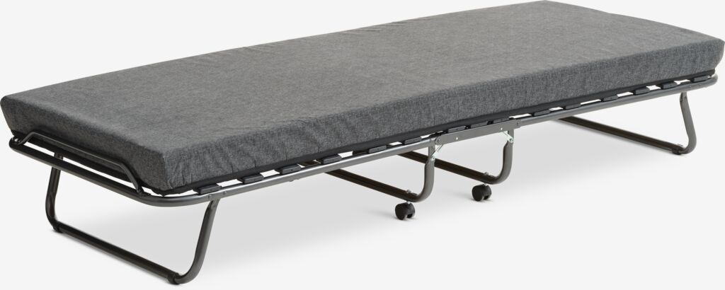 Cama de hóspedes JESBY, 80x190cm, cinza antracite