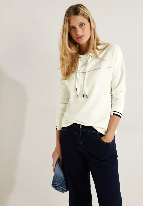 CECIL Wording Langarmshirt