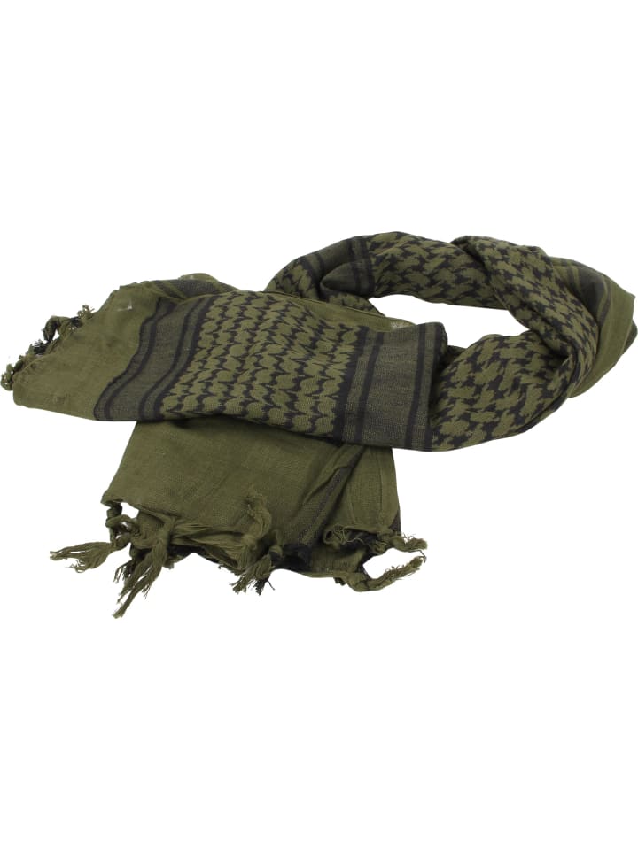 Normani Outdoor Sports Shemagh Halstuch in Oliv/Schwarz günstig kaufen onesize