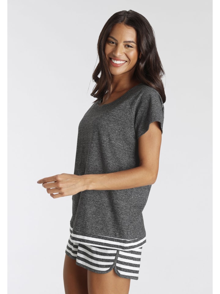 VIVANCE DREAMS Shorty in schwarz geringelt günstig kaufen
